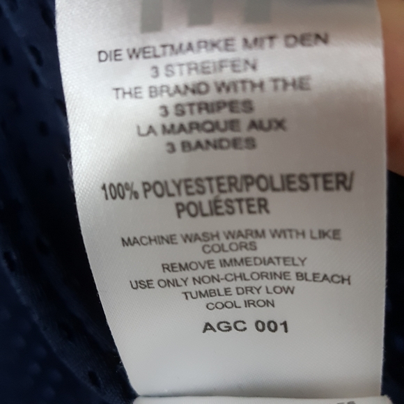 S ADIDAS Y2K VINTAGE 3 STRIPE WARM UP JACKET NICE! - Picture 10 of 11